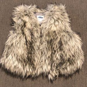 Old Navy faux fur vest